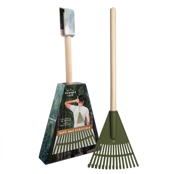 Best Seller. Hammer and Axe Rake Back Scratcher 24” Long NWT Great Gift for Him - Picture 6 of 9